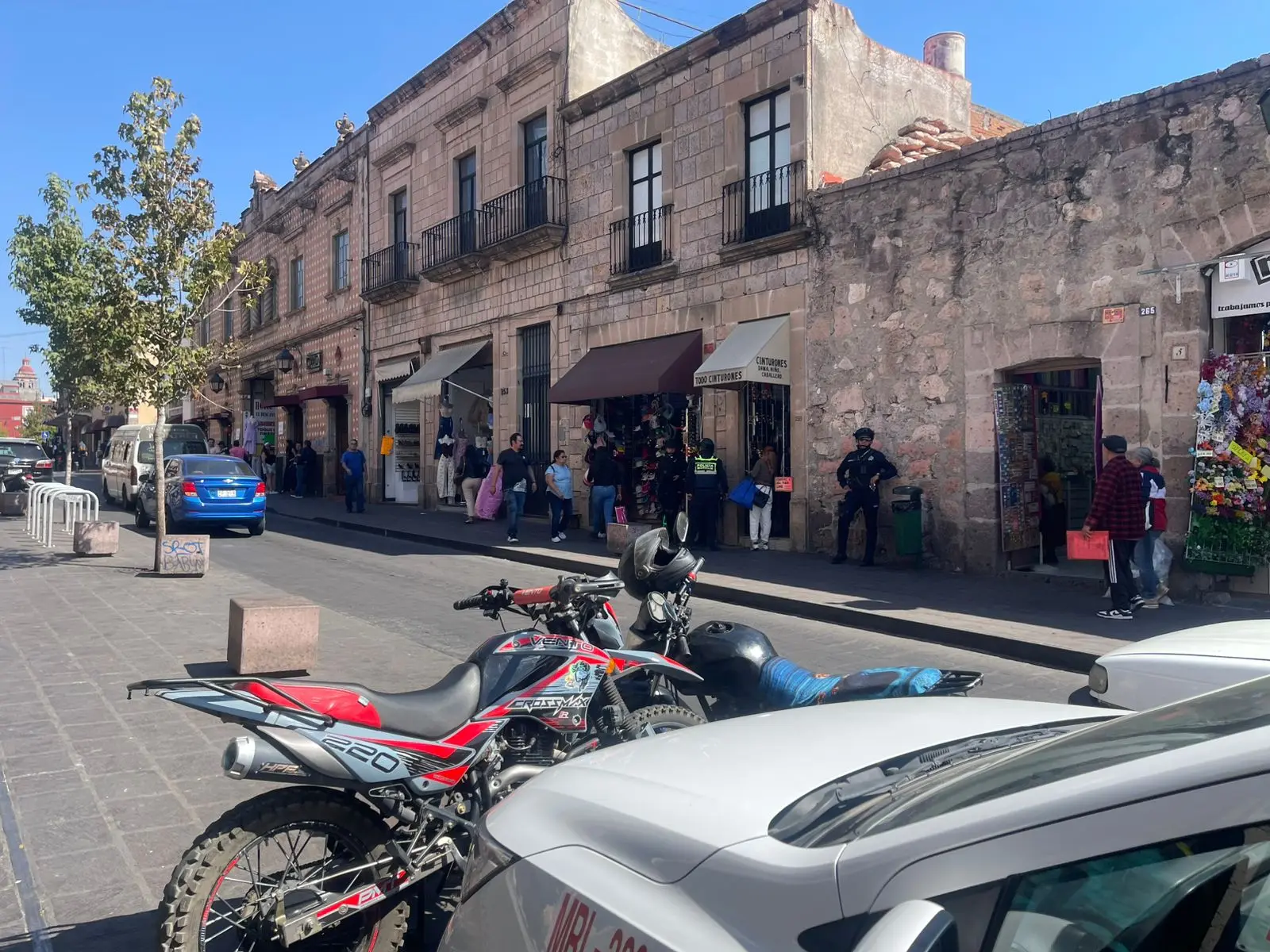 Blindan el Centro Histórico de Morelia: Operativo permanente contra el comercio informal y la invasión de banquetas