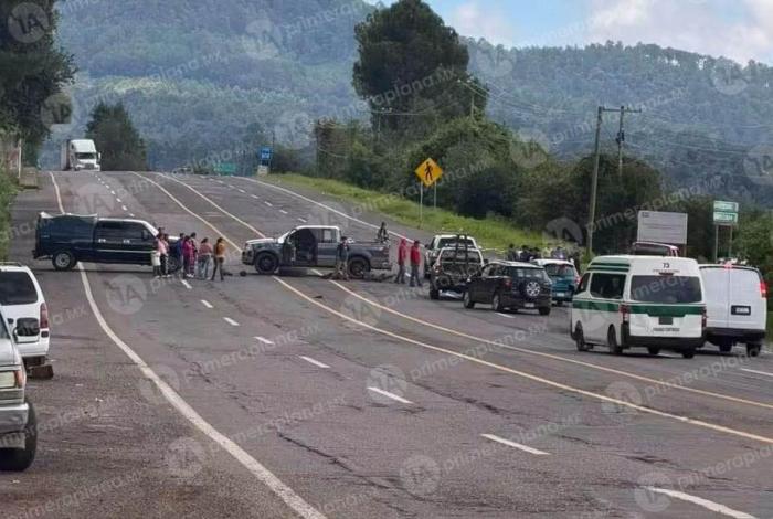 Bloquean acceso a Opopeo; exigen la aparición de un menor