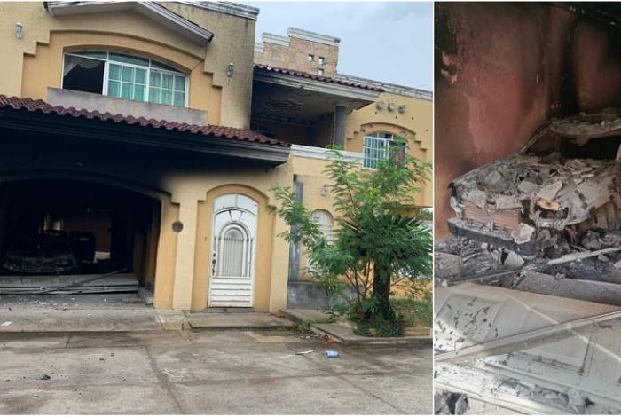 Buenavista: Delincuentes balacean casa, derriban el portón e incendian un coche