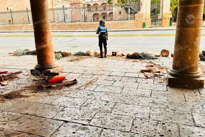 Cae presunto destruyemacetas del Centro Histórico, en Morelia