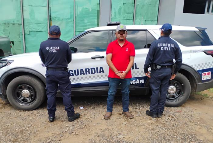 Cae presunto homicida durante operativo carretero en la autopista Siglo XXI