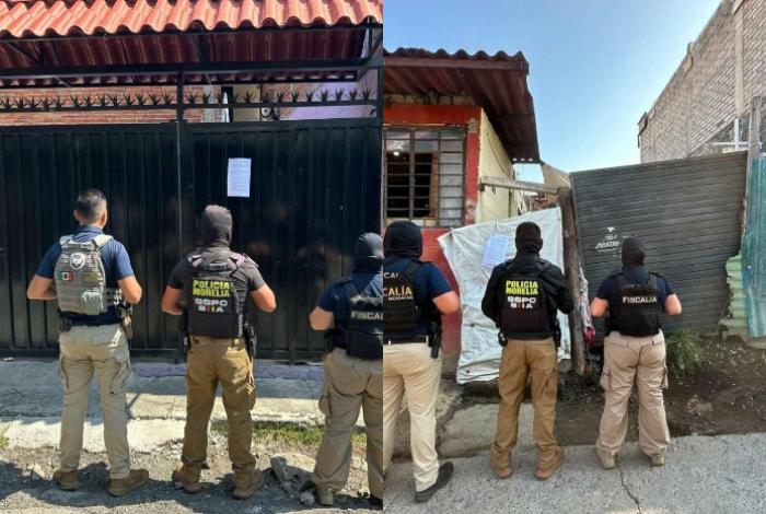 Caen 3 presuntos narcomenudistas tras cateos de la FGE en Morelia