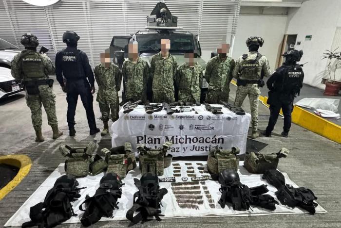 Caen cinco hombres, señalados por hechos violentos de ayer sábado en Zitácuaro