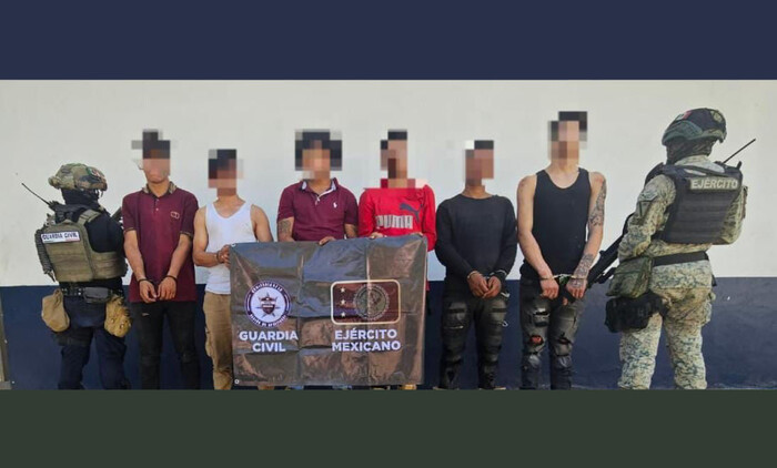 Caen otros seis venezolanos con armas en Buenavista; van 14 en tres días