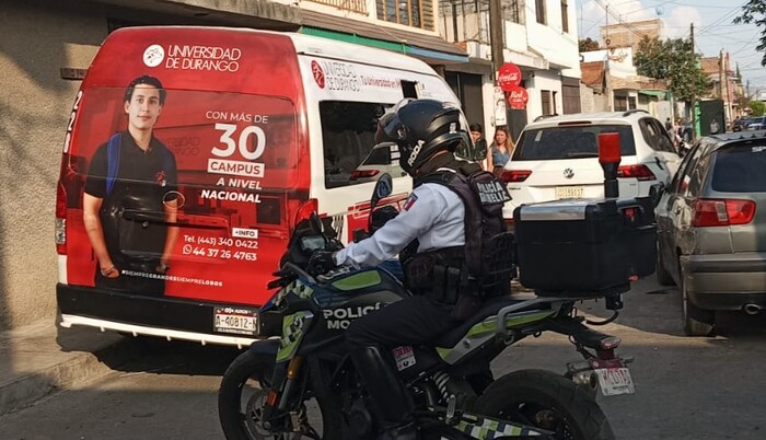 Carambola de tres vehículos en Morelia