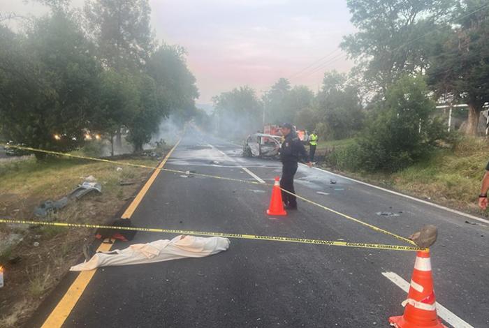 Carambola en la Morelia-Pátzcuaro deja dos muertos en Huiramba