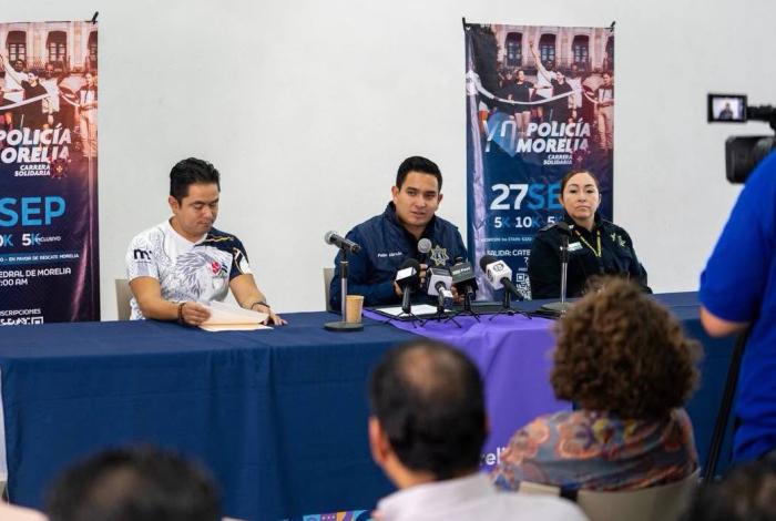 Carrera ‘Yo con Policía Morelia’, beneficiará a Rescate Michoacán de la capital