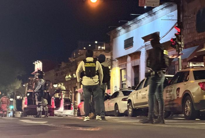 Catean local de maquinitas tragamonedas en el Centro Histórico de Morelia