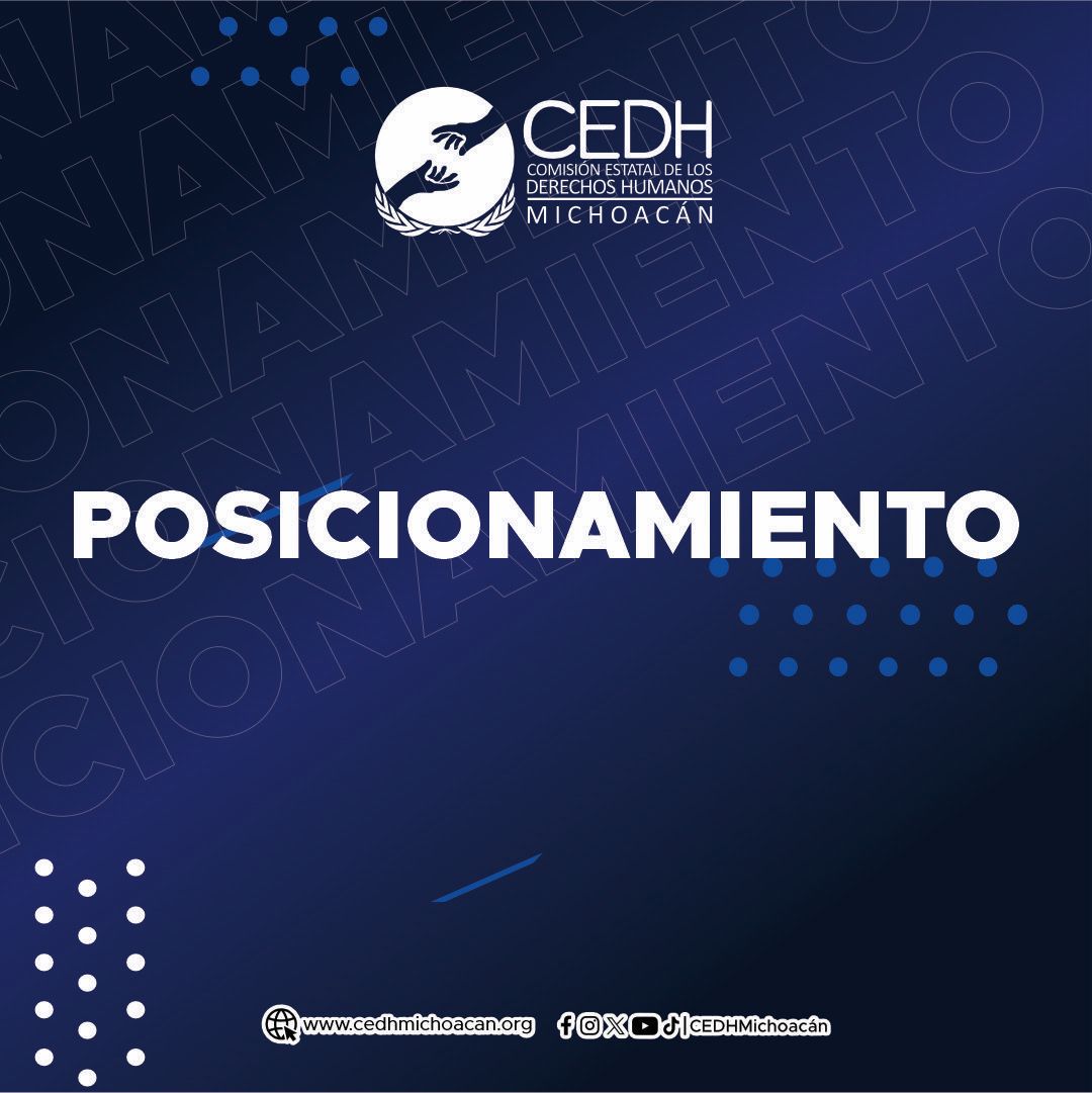 CEDH Michoacán expresa consternación por la muerte violenta de la pequeña Alex
