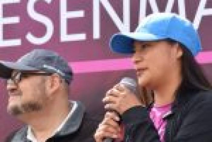 Celeste Ascencio invitó a jóvenes a vivir sin tabaco