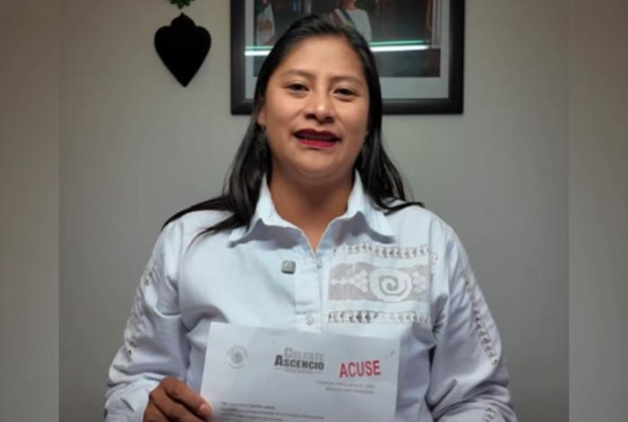 Celeste Ascencio pide licencia al Senado para buscar candidatura de Morena a la gubernatura de Michoacán