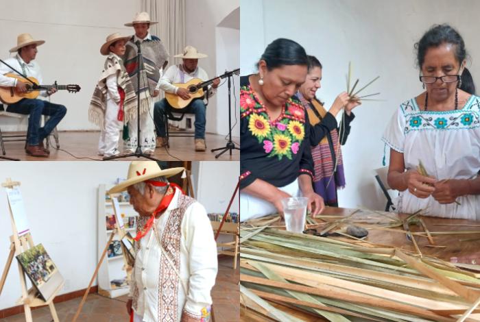 Ceremonia purépecha y arte popular dan vida al Día Internacional de los Pueblos Indígenas en Pátzcuaro