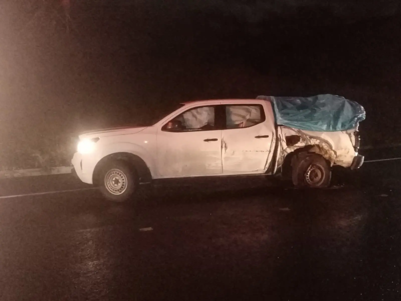 Choque múltiple en la Autopista Siglo XXI