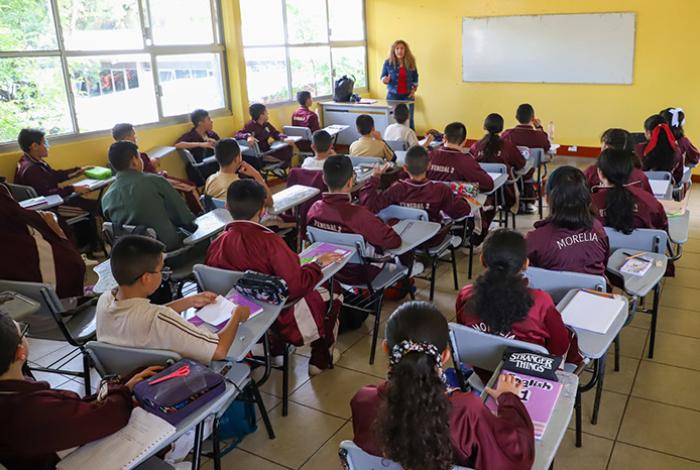 Ciclo escolar arrancará con 1,2 millones de estudiantes y 555 plazas docentes asignadas en Michoacán