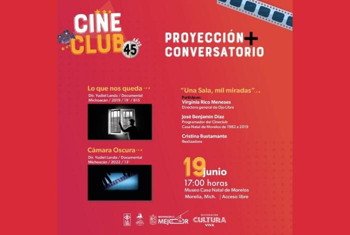 Cineclub Casa Natal de Morelos celebra 45 años de cine y memoria: Secum