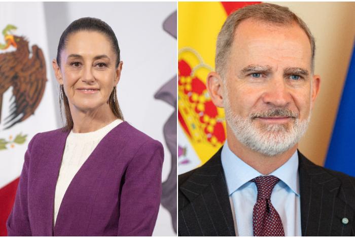 Claudia Sheinbaum invita al rey Felipe VI a asistir al mundial de fútbol