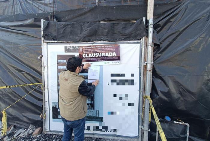 Clausura Proam construcción de conjunto habitacional en Morelia