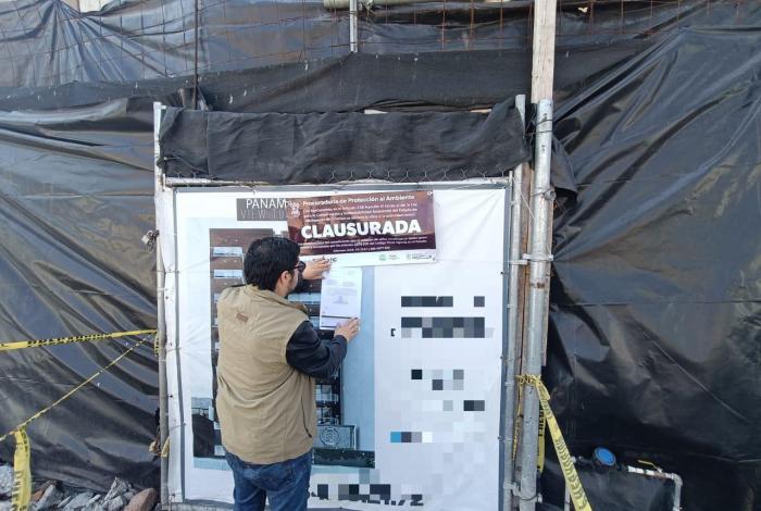 Clausura Proam construcción de conjunto habitacional en Morelia