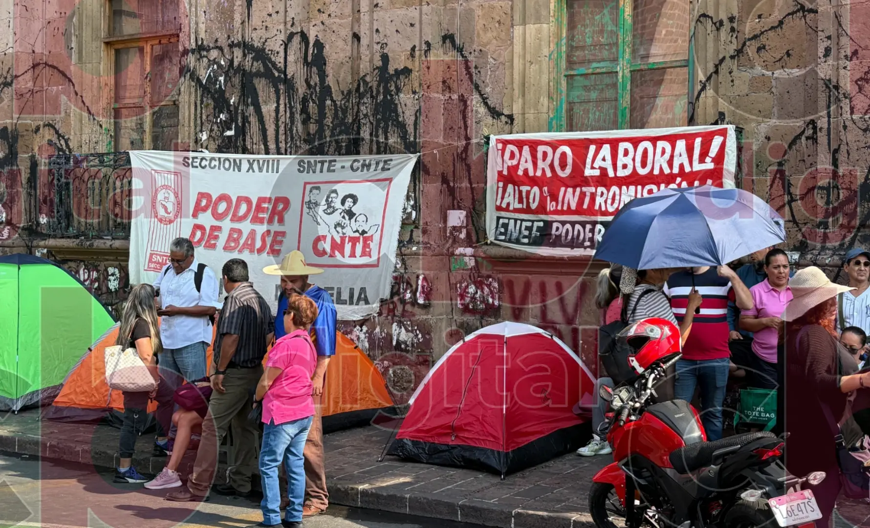 CNTE Poder de Base continuará con movilizaciones y bloqueos esta semana