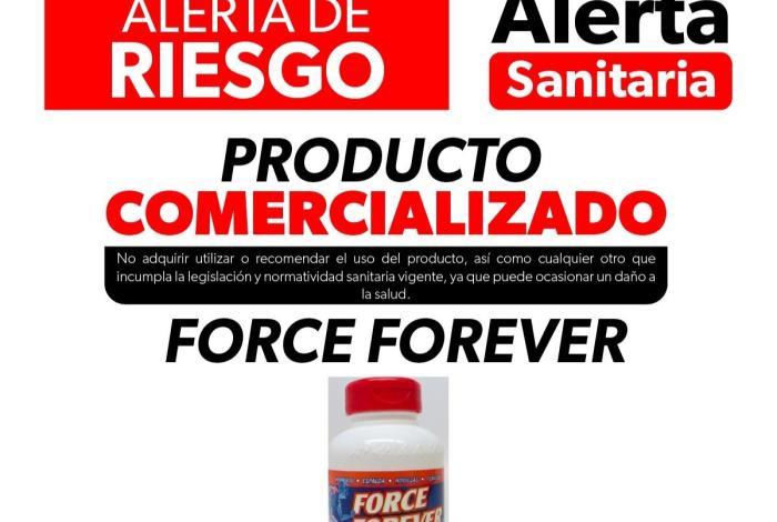 Cofepris emite alerta sanitaria del producto Force Forever