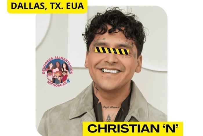 Colectiva Deudores Alimentarios Michoacán exige cancelar concierto de Christian Nodal en Morelia