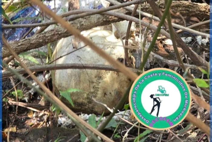 Colectivo encuentra nueve cráneos humanos en La Planta, Jacona