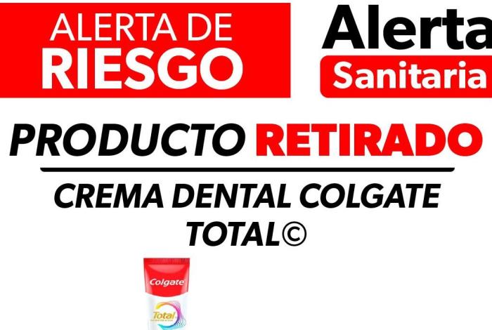 Colgate Palmolive asumirá retiro de pasta dental con reporte de riesgo