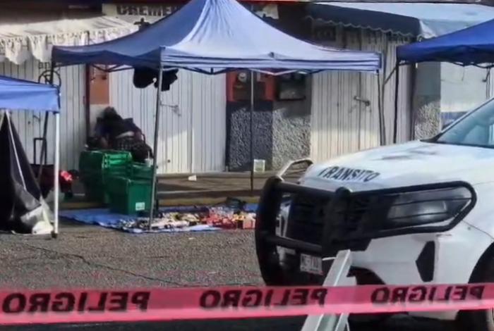 Comerciante es asesinado a balazos en el Tianguis de Cristo Rey, en Jacona