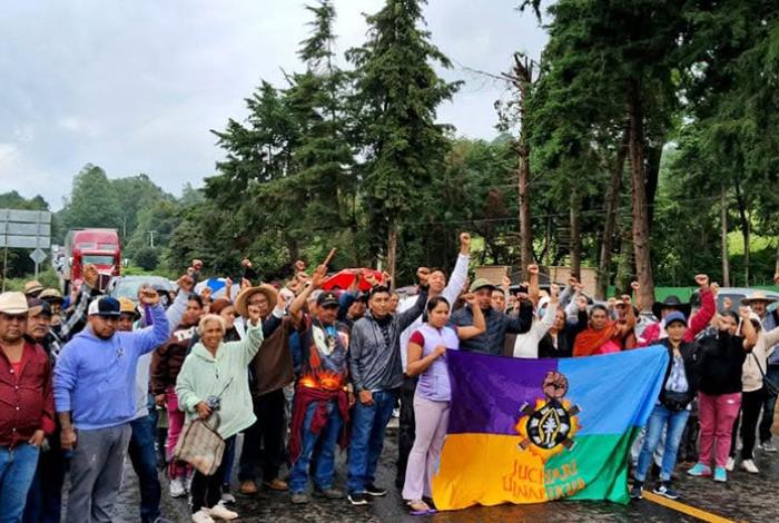 Comunidades indígenas se movilizan en distintos puntos del estado; piden paz, seguridad y justicia