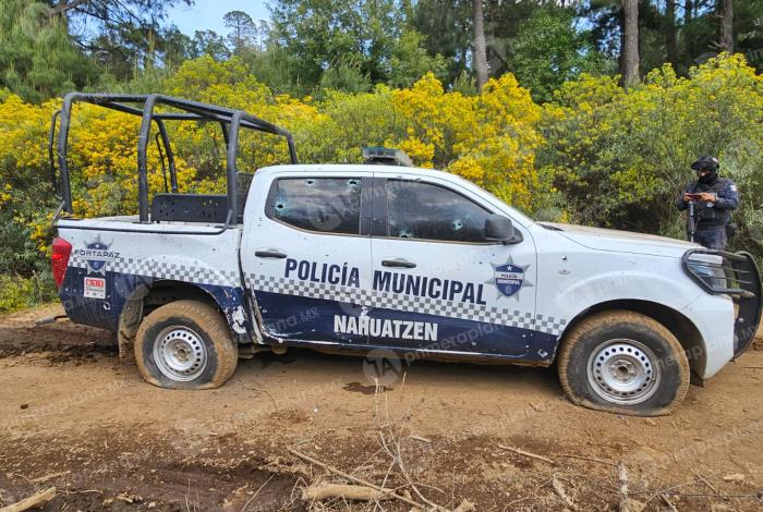 Con arm4s y drones, at4can a policías en terracería de Nahuatzen