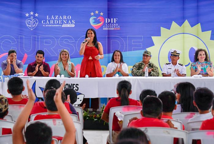 Con gran éxito, el DIF Municipal de Lázaro Cárdenas clausura el Curso de Verano 2025