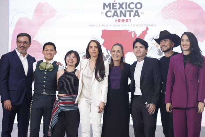 Con Majo Aguilar y Junior H, lanzan segunda edición de "México Canta"