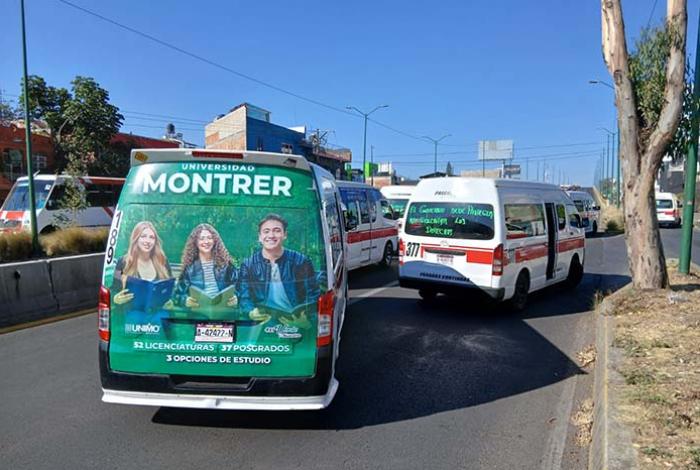  Con paro de labores, transportistas demandan transparencia; ‘es político’, responde Bedolla