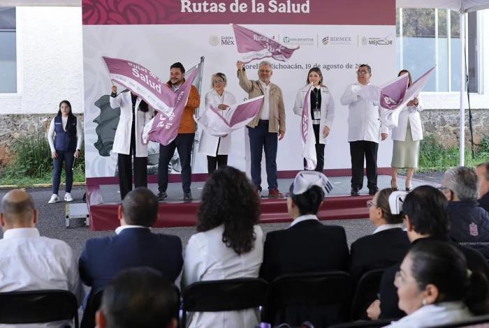 Con Rutas de la Salud de Sheinbaum se mejora salud de michoacanos: Bedolla