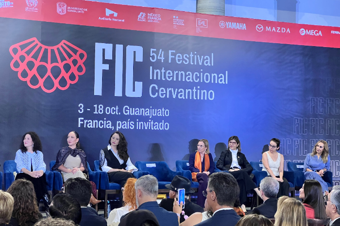 Con un presídium conformado por mujeres, inauguran oficialmente el 54 Festival Internacional Cervantino