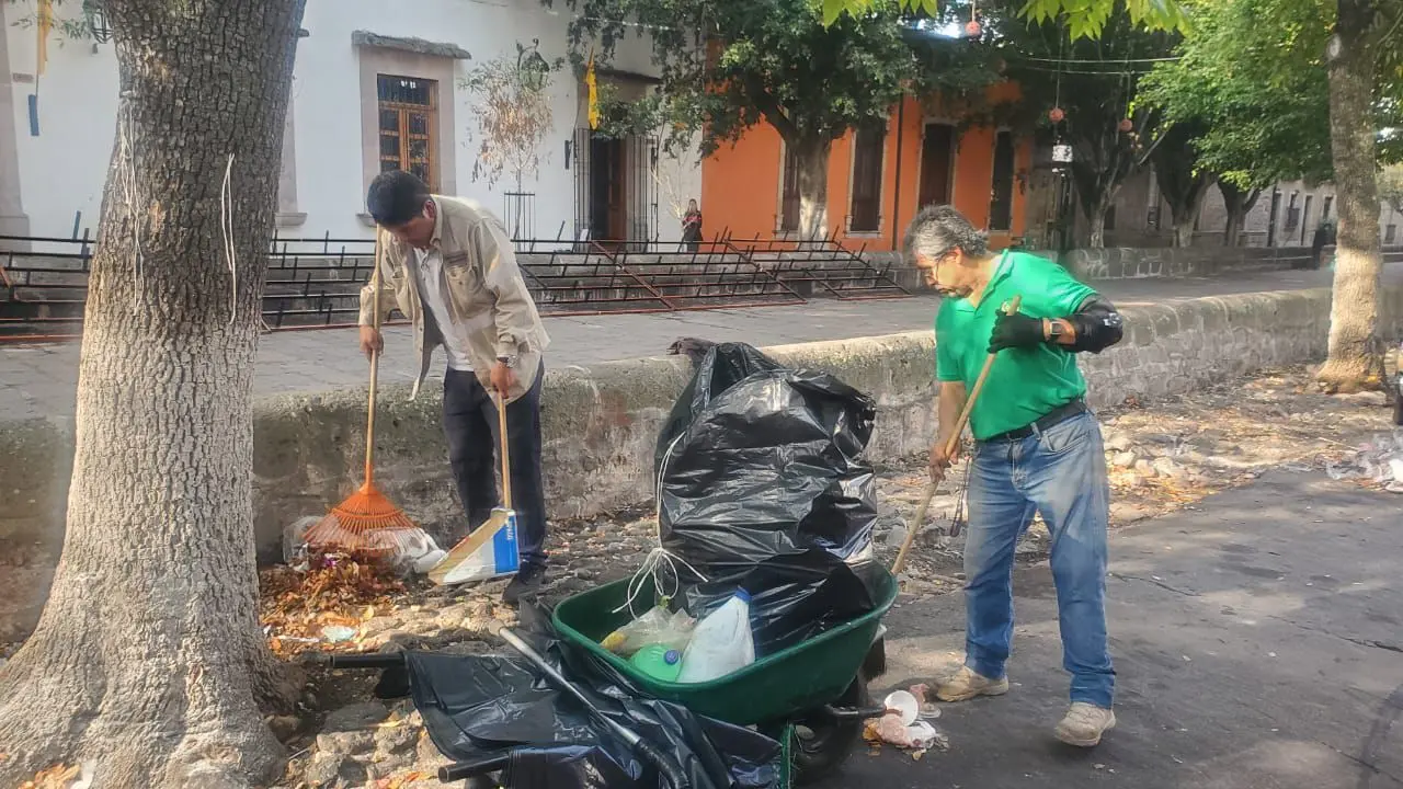 Concluye Gobierno de Morelia operativo de limpieza por Fiestas Guadalupanas