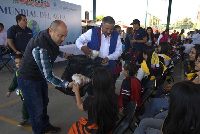 Conmemora Gobierno de Tarímbaro el Día Mundial del Agua con actividades para niñas y niños