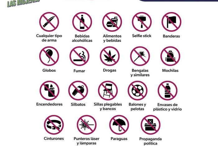 Conoce la lista de objetos que no podrás ingresar al concierto de Carín León