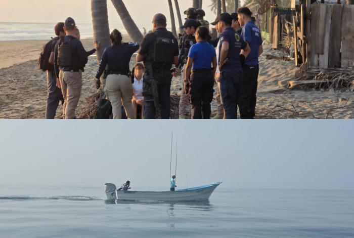 Continúa la búsqueda del estudiante que fue arrastrado por el mar, tras rescatar a su amiga en Playa Jardín