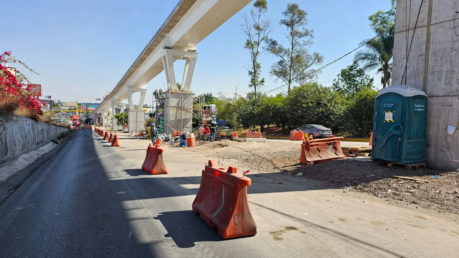 Continúa la construcción del Distribuidor Vial de Salida Pátzcuaro en Morelia