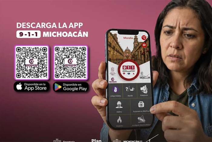 Convierte tu celular en una herramienta contra la extorsión con la App 911 Michoacán