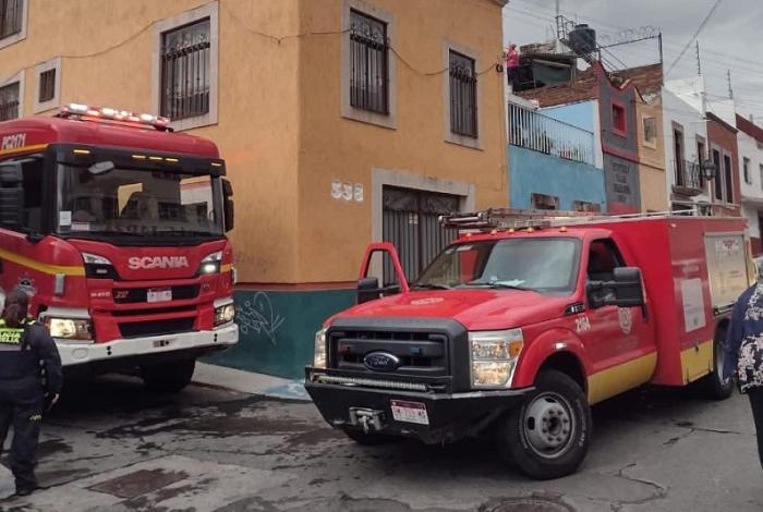 Corto circuito provoca incendio en casa del Centro Histórico de Morelia