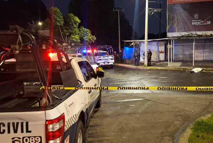 Criminales asesinan a un hombre en Uruapan; está en calidad de desconocido