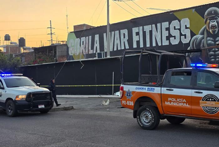 Criminales balean la fachada de un gimnasio en Zamora; no hay heridos