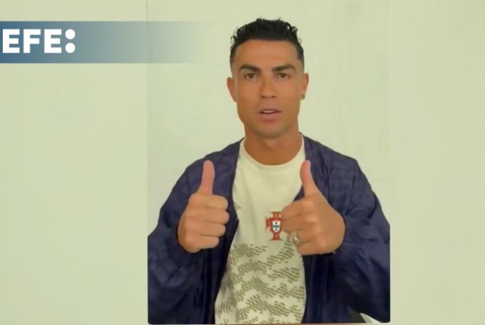 Cristiano Ronaldo sorprende a niño herido en el terremoto de Venezuela con emotiva invitación