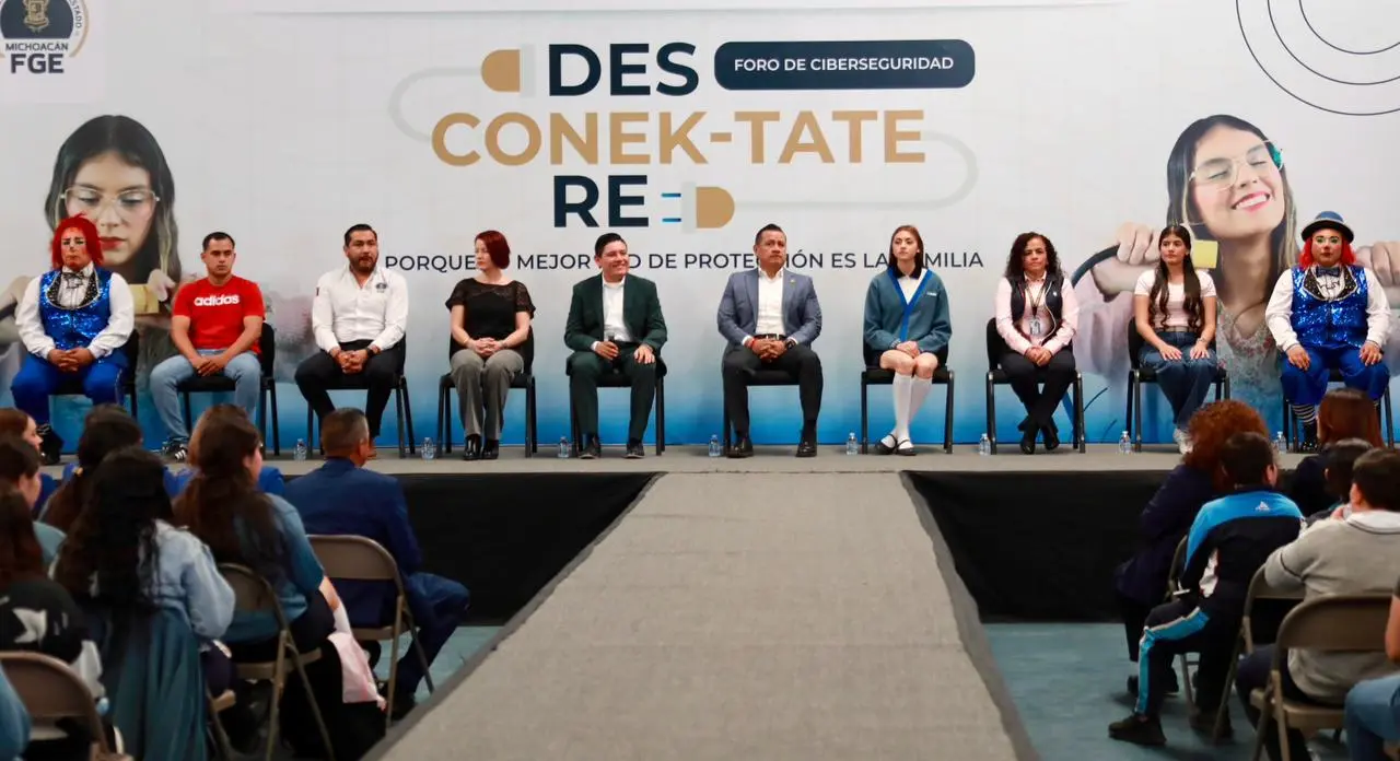 CTP fortalece la prevención digital con foro de ciberseguridad ante más de mil asistentes en Churintzio