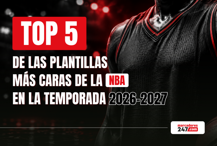 ¿Cuáles son las cinco plantillas de la NBA más caras en 2026-2027?