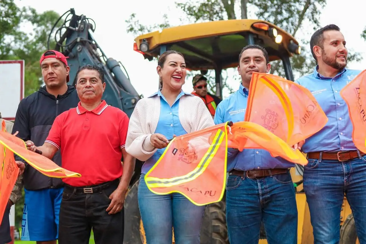 Cumplimos con Tiríndaro, inicia construcción de techumbre en espacio multideportivo: Mónica Valdez Pulido