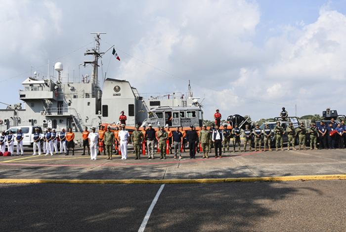 Dan banderazo de arranque al Plan Marina “Operación Salvavidas Invierno 2025”