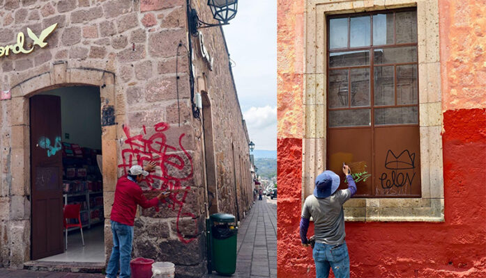 Dan conservación y mantenimiento a edificios del Centro Histórico de Morelia